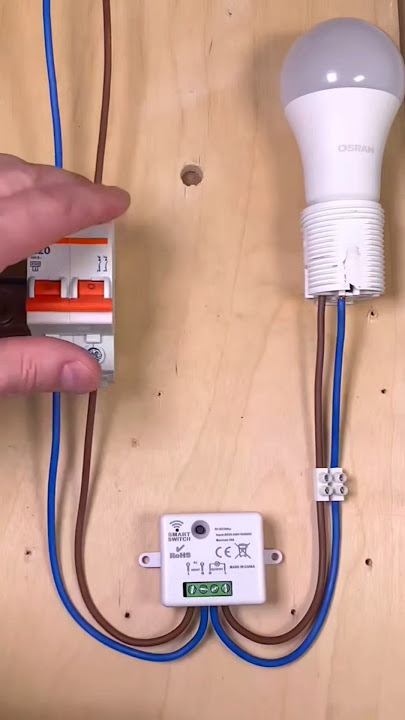 How to connect a wireless light switch!#electrican#tips #tricks  #ideas #tools #homemade #skills