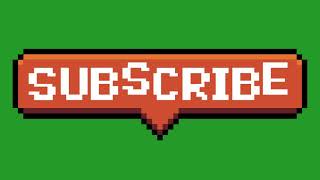 SUBSCRIBE Animation Green Screen(FREE TO USE)