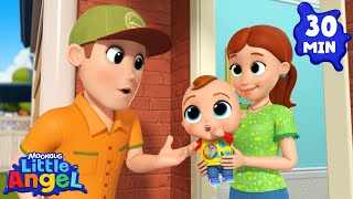 who s door little angel kids songs nursery rhymes