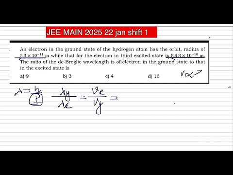 JEE MAIN 2025:An electron in the ground state of the hydrogen atom has the orbit, radius of5.3 × 10− 14 JEE MAIN 2025:An electron in the ground state of the hydrogen atom has the orbit, radius of5.3 × 10−