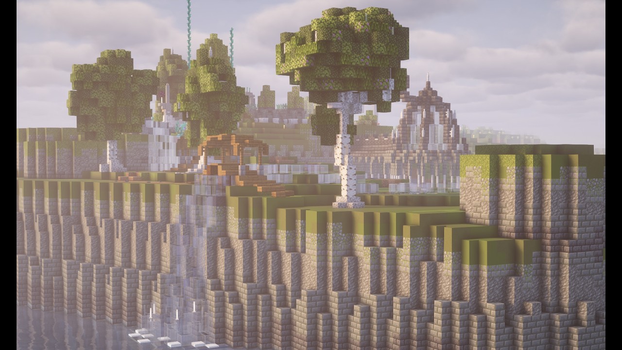 Expanding on my base by terraforming in Minecraft survival! - YouTube