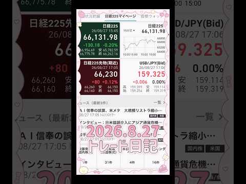 2026.8.27権利日でした
