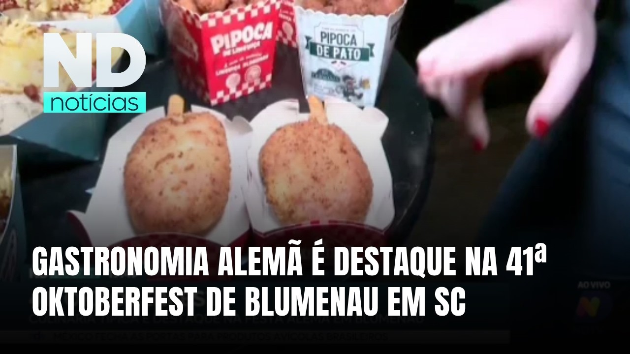 Gastronomia da Oktoberfest conquista visitantes com pratos típicos alemães