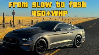 How I turned this slow  Mustang into a hellcat killer