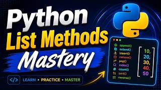 Python List Methods Mastery #python #cod #coding #programming #youtube #pythonlists