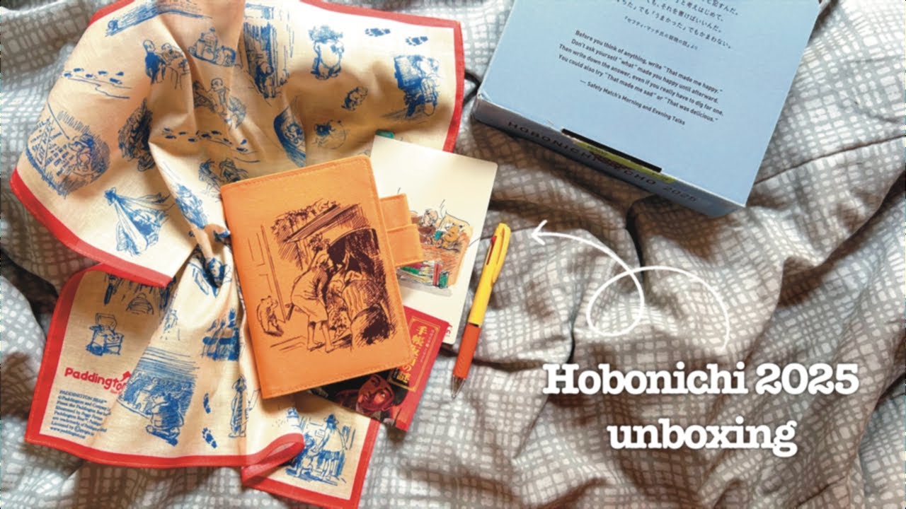 hobonichi 2025 unboxing | a paddington haul