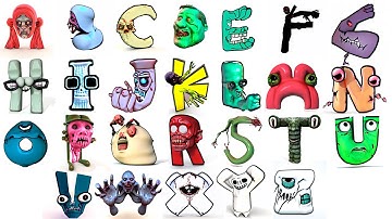 New Alphabet Lore But Everyone Is Zombie Versions (Full Version)