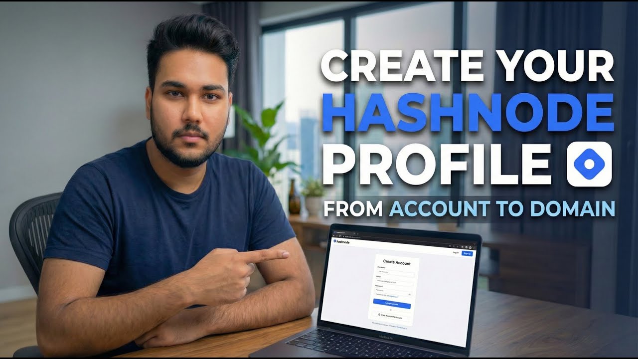 Hashnode Tutorial for Beginners | Blog Setup + Custom Domain Step by ...