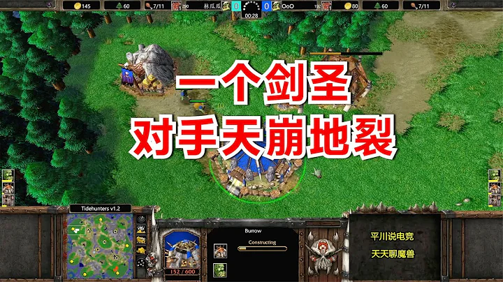 开局一剑圣，对手天崩地裂，林瓜瓜得意洋洋！魔兽争霸3 - 天天要闻