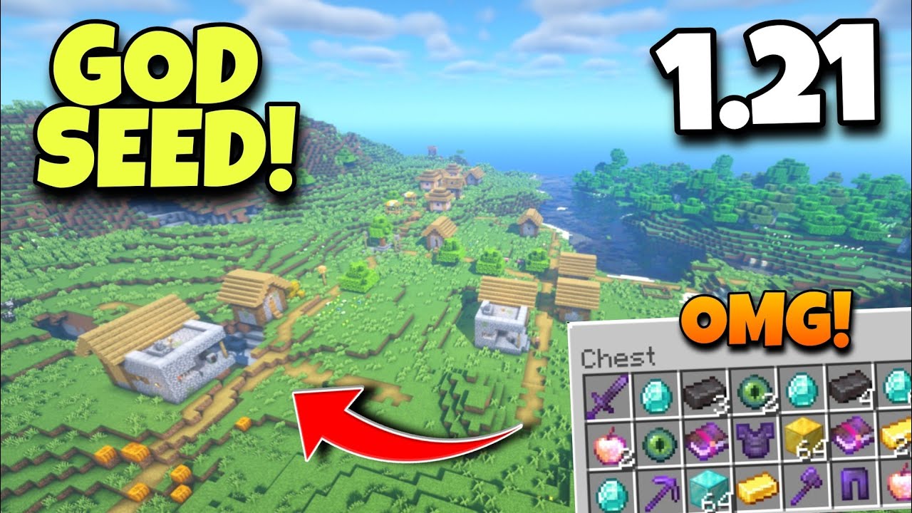 🔥[God Seed] For Minecraft 1.21 Java Edition | Seed Minecraft 1.21 ...