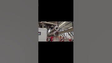 Twin-screw floating fish feed extruder in wet type #machine #extruder #fish