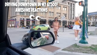 Getting REACTIONS In MY 2022 GT500 In Downtown Birmingham!