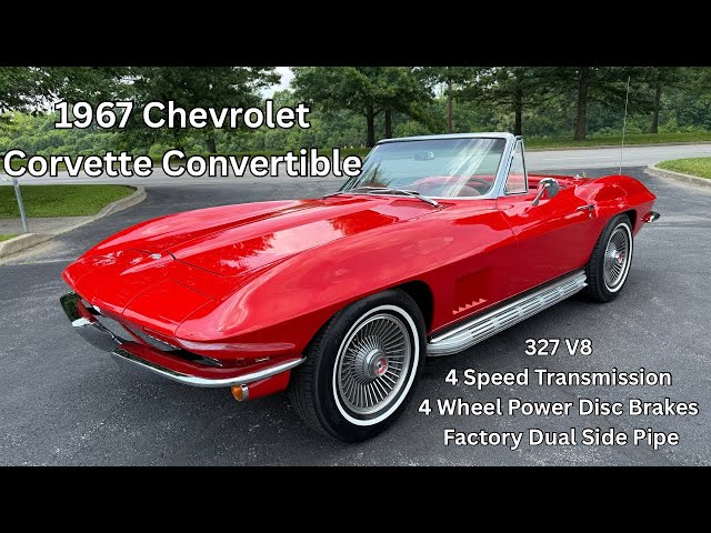 1967年 コルベット オープンカー 1967 Chevrolet Corvette Convertible - YouTube
