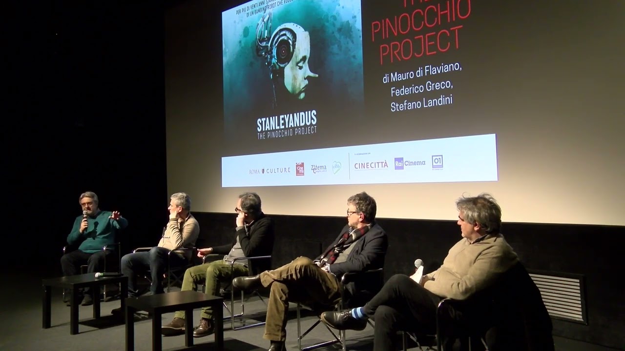 "The Pinocchio project" presentation in Rome.