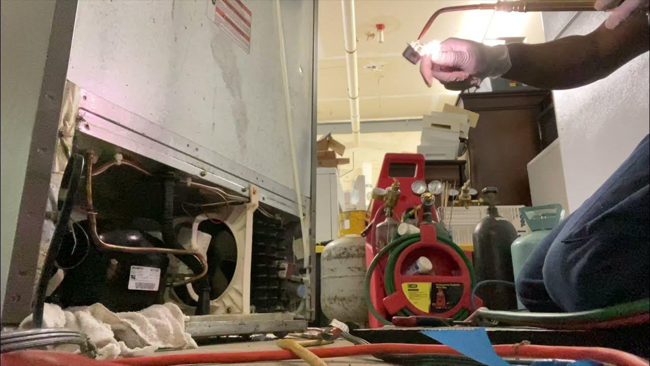Refrigerator Evaporator leak repair with leak repair kit YouTube