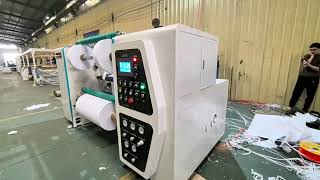 high speed slitting and rewinding machine test run before delivery