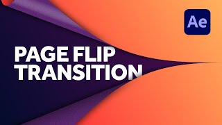 Unique Page Flip Transition | After Effects Tutorial