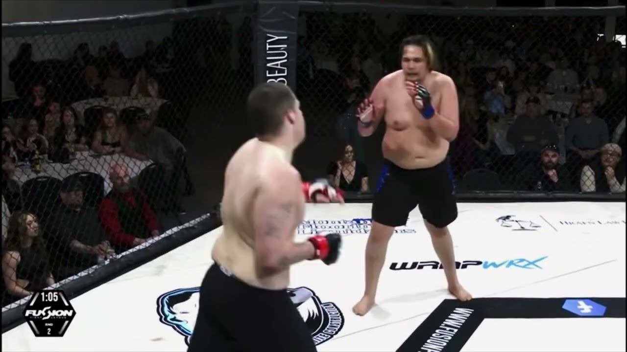 Caleb’s First amateur Heavyweight MMA ￼fight
