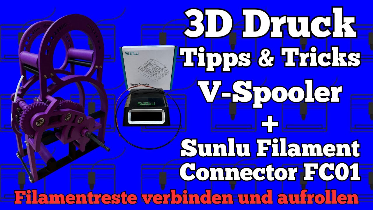 3D Druck Tipps & Tricks | Filament Reste verbinden und aufrollen mit ...