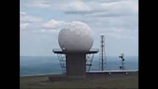 Clee Hill 1988 Titterstone With All The Radar Working At Top