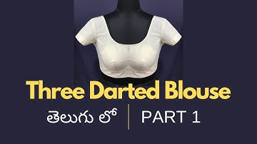 Three Darted Normal Cut Blouse Cutting in Telugu (తెలుగు) | Part 1 | NIMT | Blouse Guru