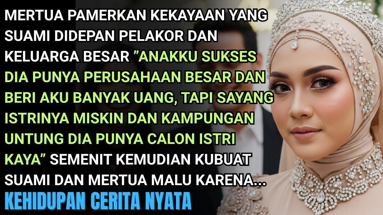 MERTUA PAMER SUAMIKU KATANYA SUKSES PUNYA CALON ISTRI KAYA DIDEPAN KLUARGA KUPERMALUKAN KUTARIK ASET