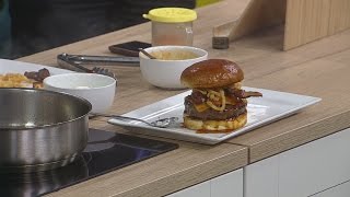 Bar Louie's Boozy Burger
