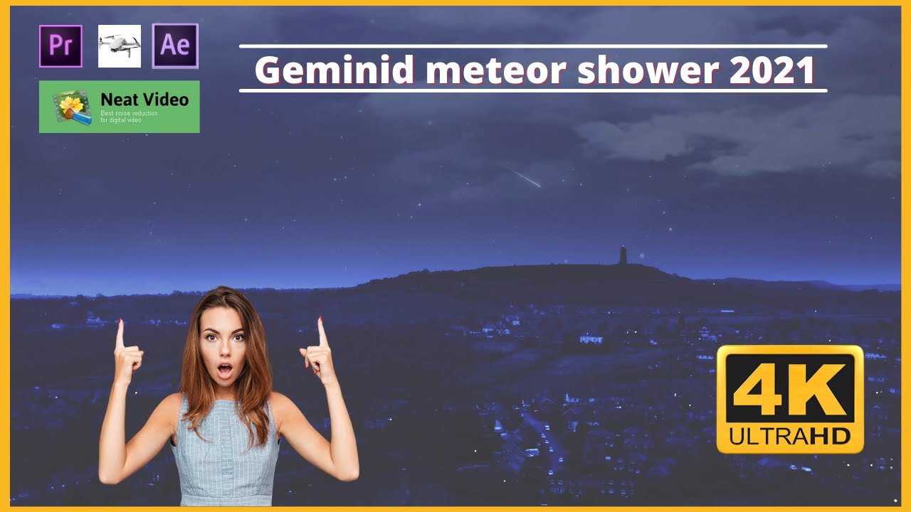 Geminid meteor shower 2021 filmed by drone!! (DJI Mini 2) YouTube