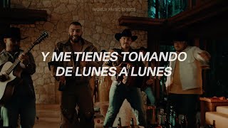 Grupo Frontera, Manuel Turizo - DE LUNES A LUNES (Lyric Video) LETRA