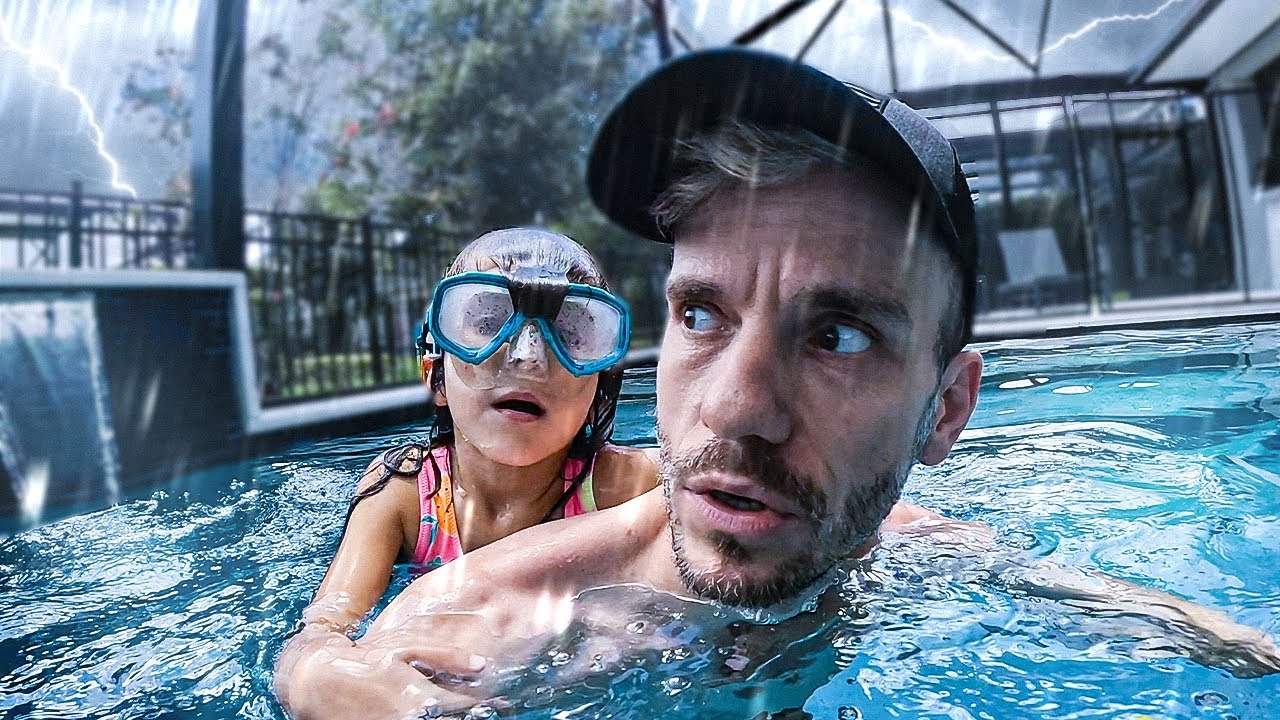 TEMPESTADE NA PISCINA