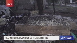 Falfurrias man loses home in fire