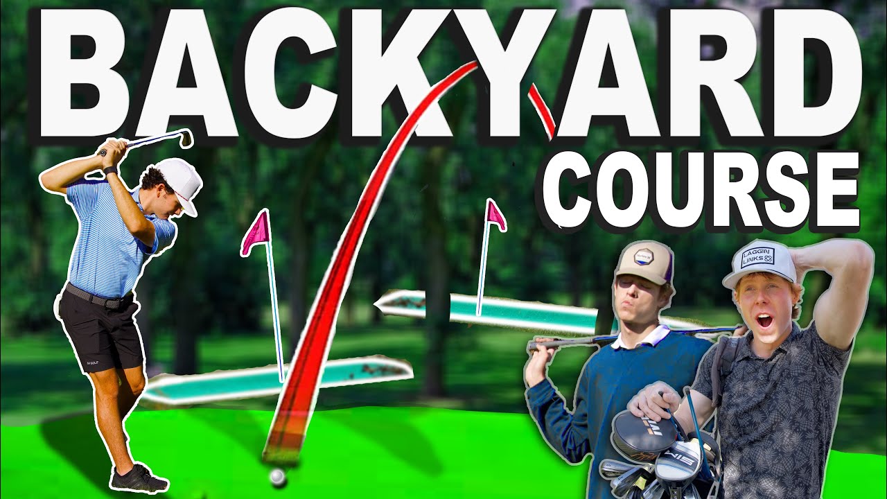 Custom Backyard  Golf Course | 1V1 match JnA Golf