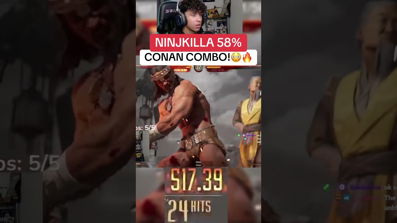 NINJAKILLA 58% CONAN/SHUJINKO COMBO!🤯 