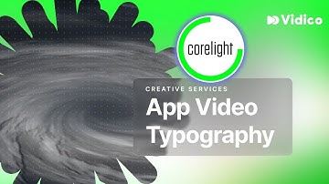 Best App Demo Example for typography driven video
