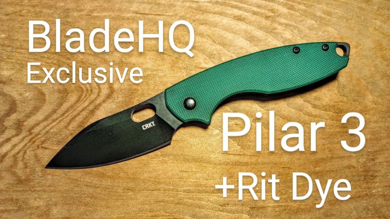 Blade HQ Exclusive CRKT Pilar 3 Already Rit Dyed A Different Color