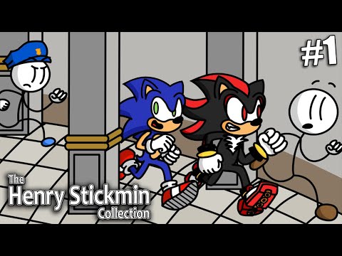 Sonic & Shadow Play The Henry Stickmin Collection PART 1 - SONIC IN JAIL!!