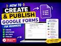Google Forms Full Tutorial mu Kinyarwanda | Create, Publish, Analyze & Manage Responses from survey
