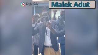 New Controversial Song by Malek Adut Adut at South Sudan Hotel Juba @Dinka Nation TV South Sudan