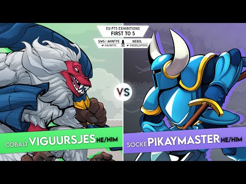 EU FT5 Exhibitions Week 10: Cobalt | Viguursjes (Hodan) vs Socke | PiKayMaster (Shovel Knight)