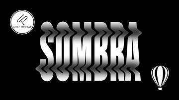 SAIBA COMO criar PROFUNDIDADE em um texto no CorelDRAW - passo a passo