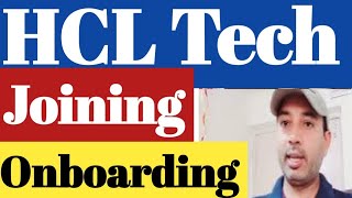 HCL Tech Onboarding Update | HCL TECH Freshers Onboarding and Hiring | HCL TECHNOLOGIES Latest News