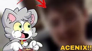 ¡La CARA de ACENIX! 😱🐱 RaptorGamer REVELA la CARA de ACENIX por ACCIDENTE 100% real ✅