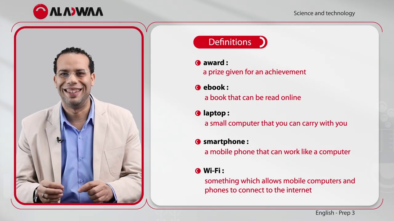 Unit 4  Science & technology   Lesson 1   Preparatory 3   First Term part1