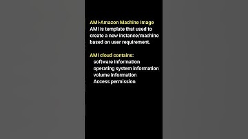 #shorts What is AMI in EC2? #learnomate technologies