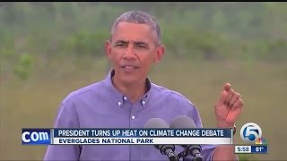 President Obama visits Everglades on Earth Day