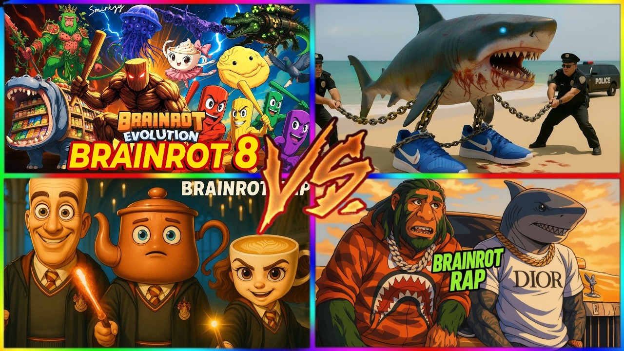 🧠⚡ BRAINROT MULTIVERSE MAYHEM 🆚 CRAZY CARTOON BATTLE 💥 - YouTube