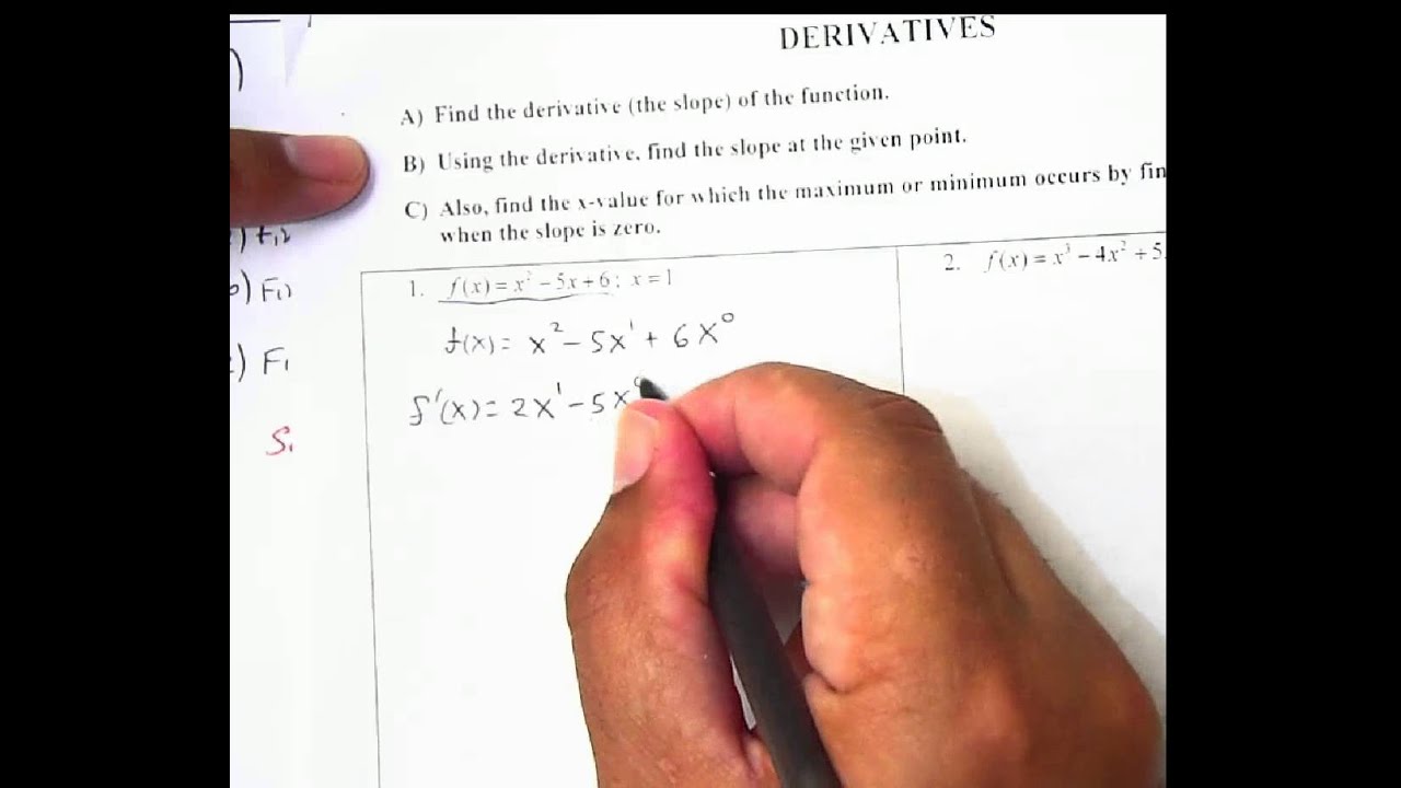 calculus review - YouTube
