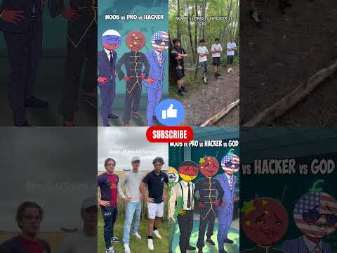 NOOB VS PRO VS HACKER Countryhumans 