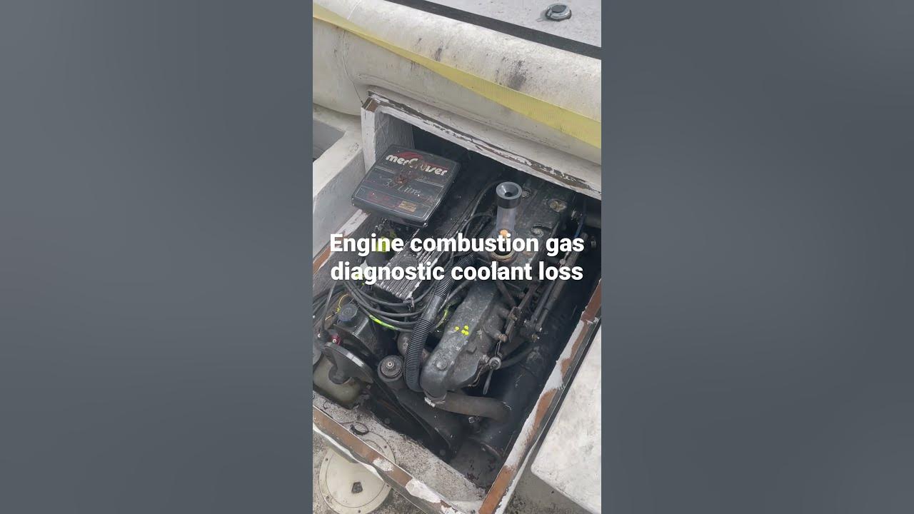 Engine combustion gas in coolant test passed VLOG January 28, 2023