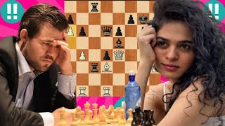 Tania Sachdev Takes on World Champion Magnus Carlsen